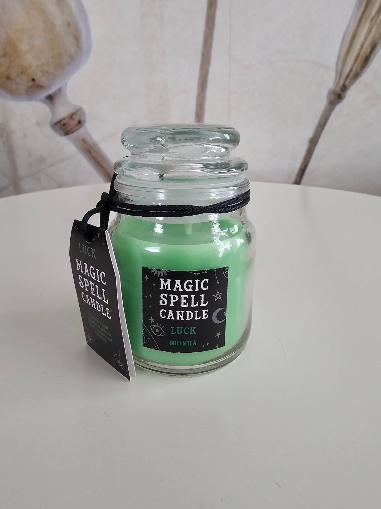 Green Tea 'Luck' Spell Candle Jar