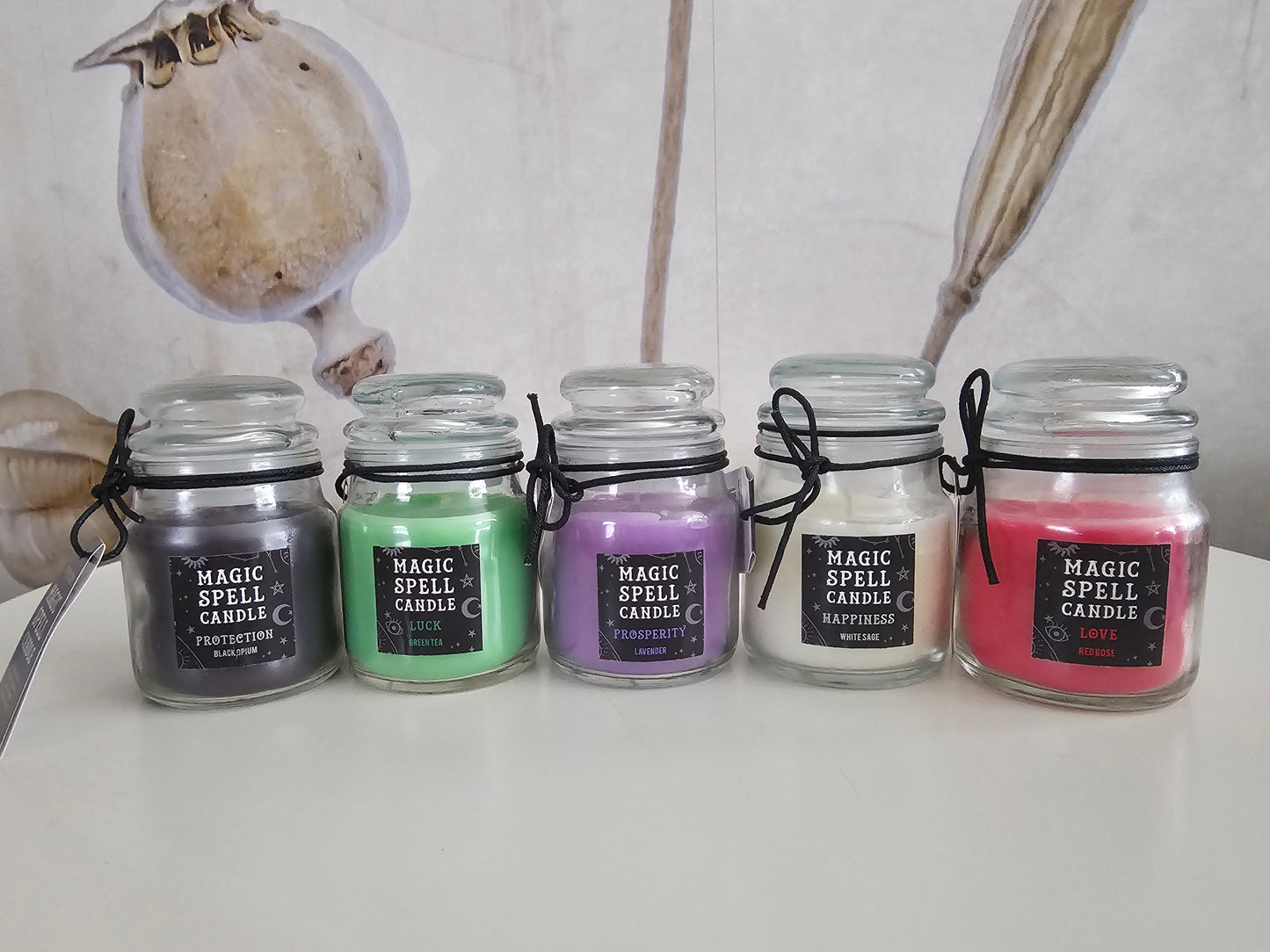 Black Opium 'Protection' Spell Candle Jar