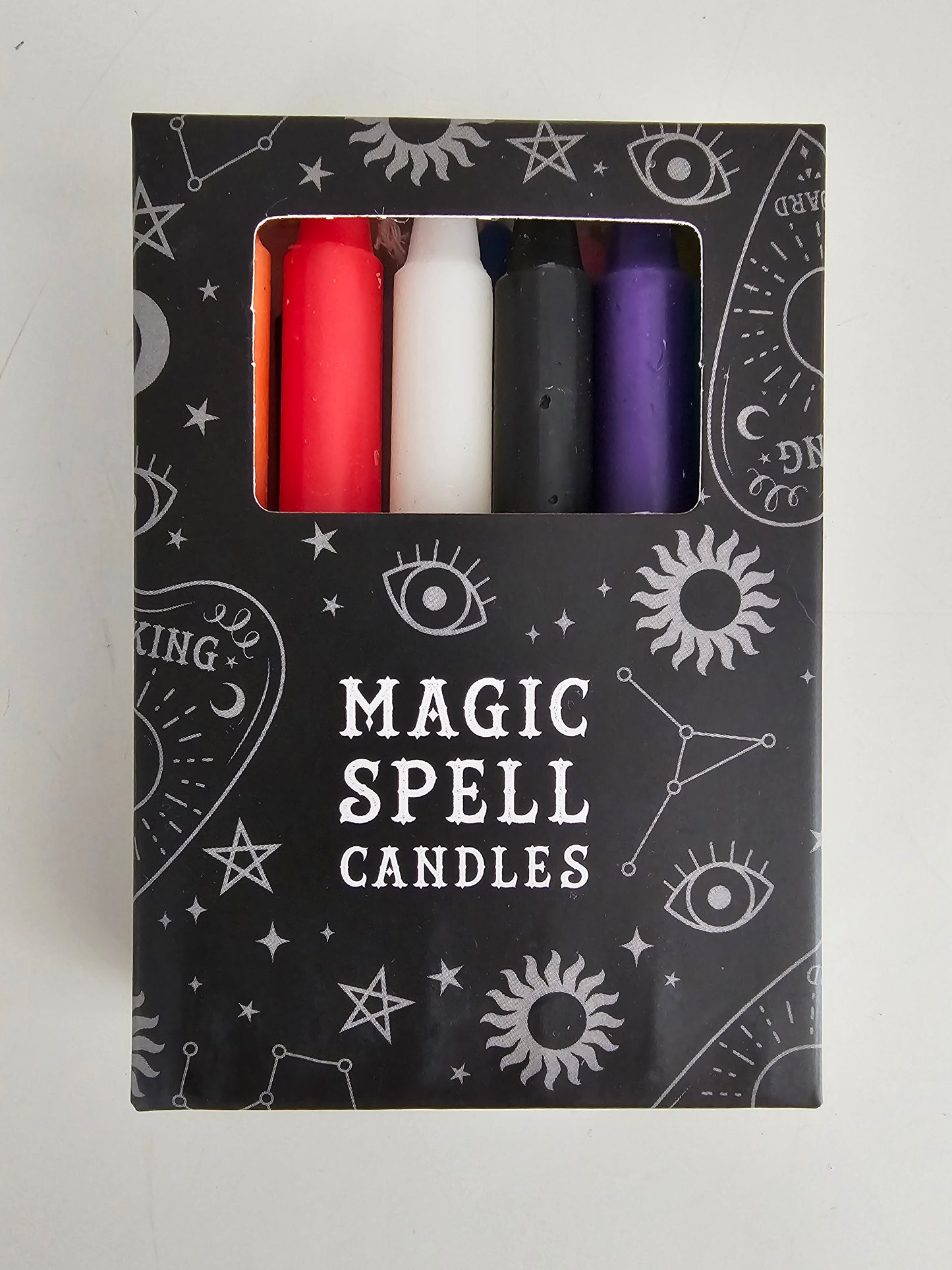 Pack of 12 Mixed Spell Candles