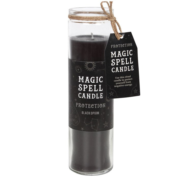 Black Opium 'Protection' Spell Pillar Candle